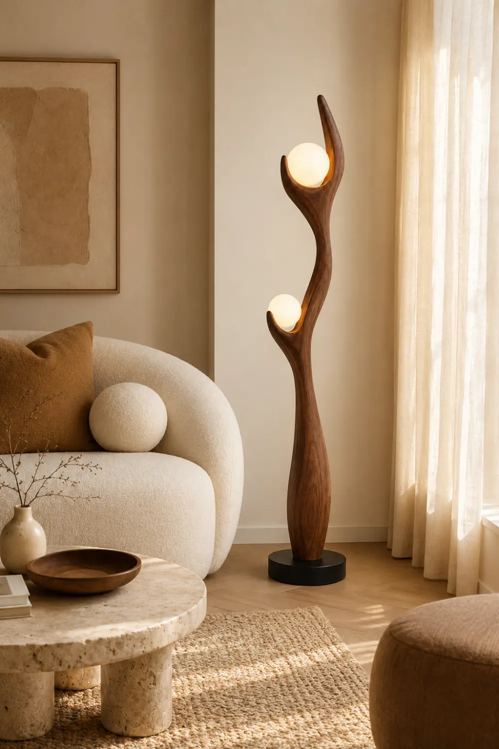 Wooden Art Lamp #WL109