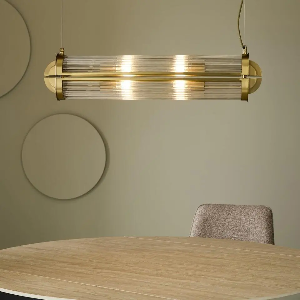 Calicosy - GRAND REX Hanglamp - Grjis - 17x100x10 cm