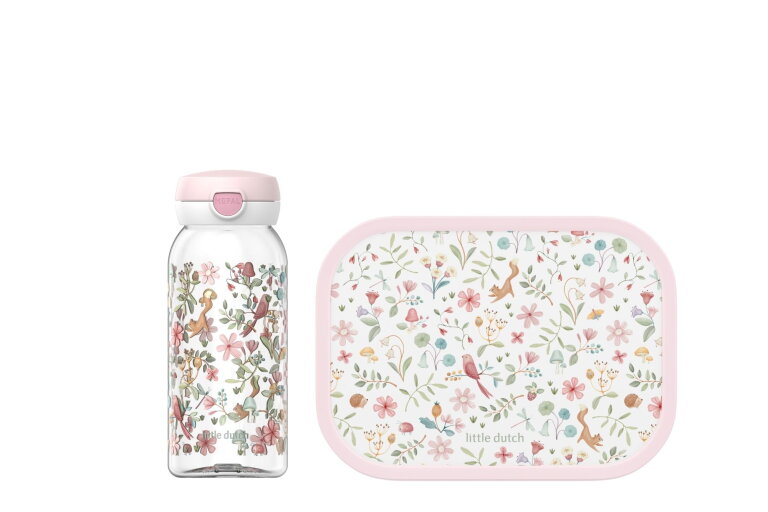 Campus lunchset (drinkfles met flipdop   lunchbox) - Fairy Wonders