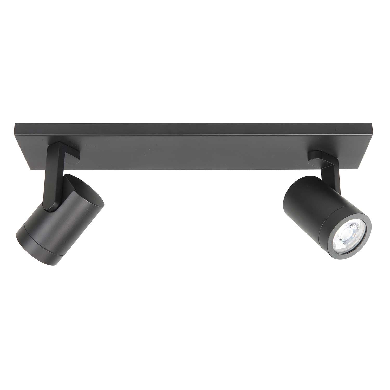 Highlight spot HALO - 2 lichts - 40 x 15  cm - zwart