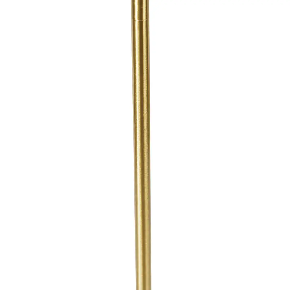 Qazqa vloerlamp kaso goudkleurig e27