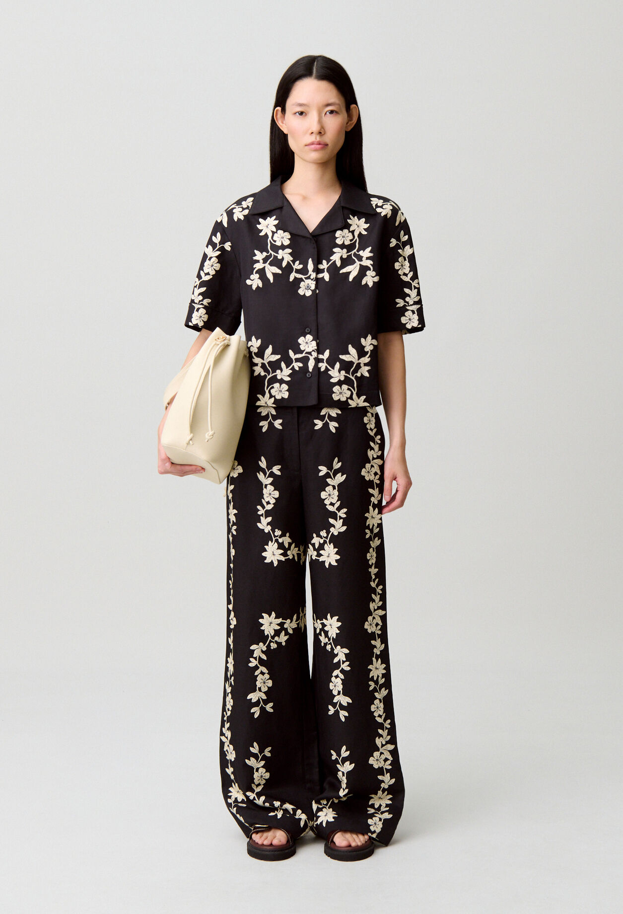 Chemise fleurs