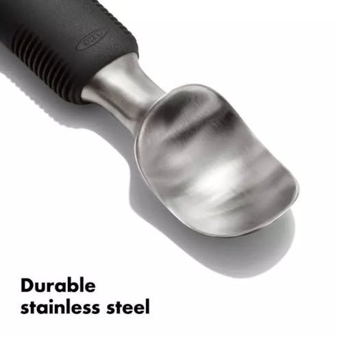 OXO Stainless Steel Ice Cream Scoop Black Set of 2