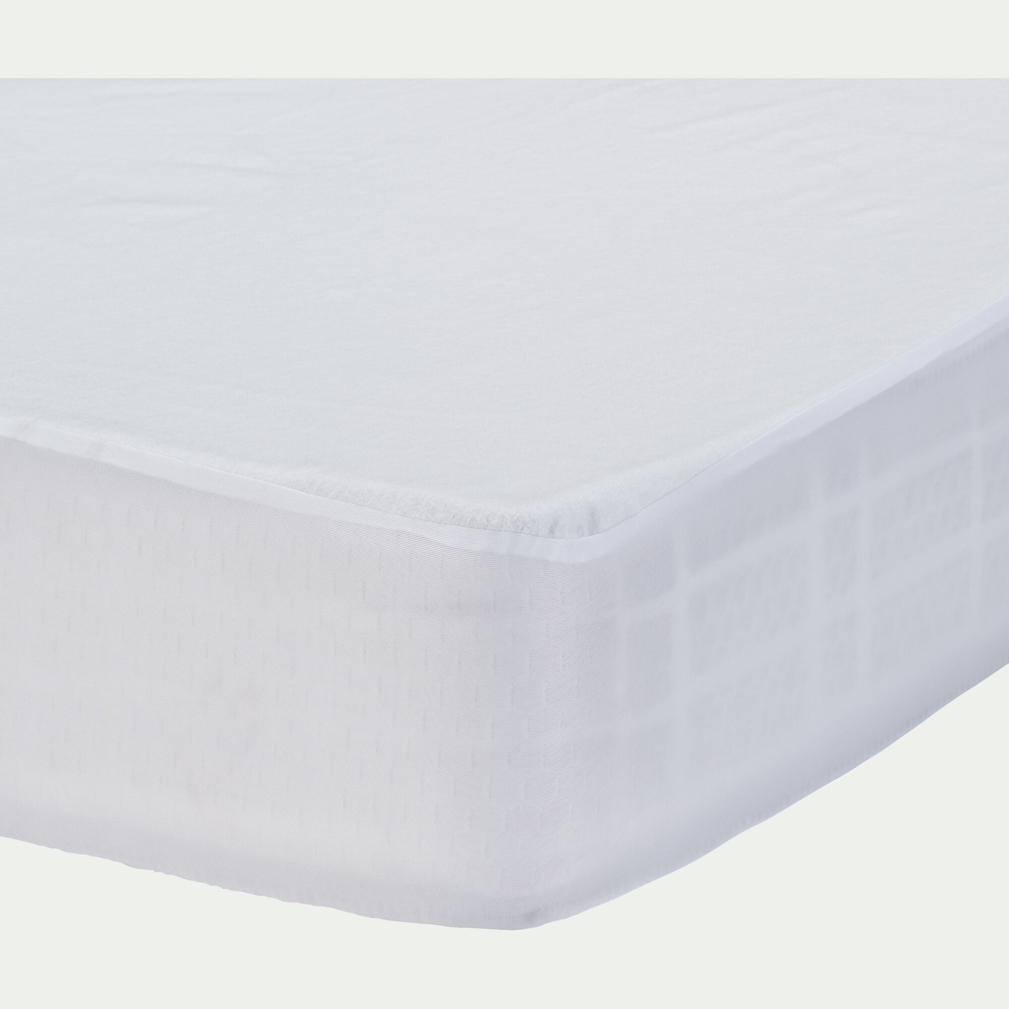 BASILE - Protège-matelas imperméable en coton recyclé 90x200cm bonnet 25cm