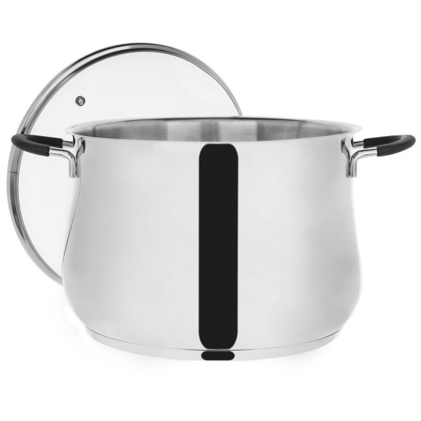 Garnek z pokrywką stalowy 26 cm DALIE 10,6 l