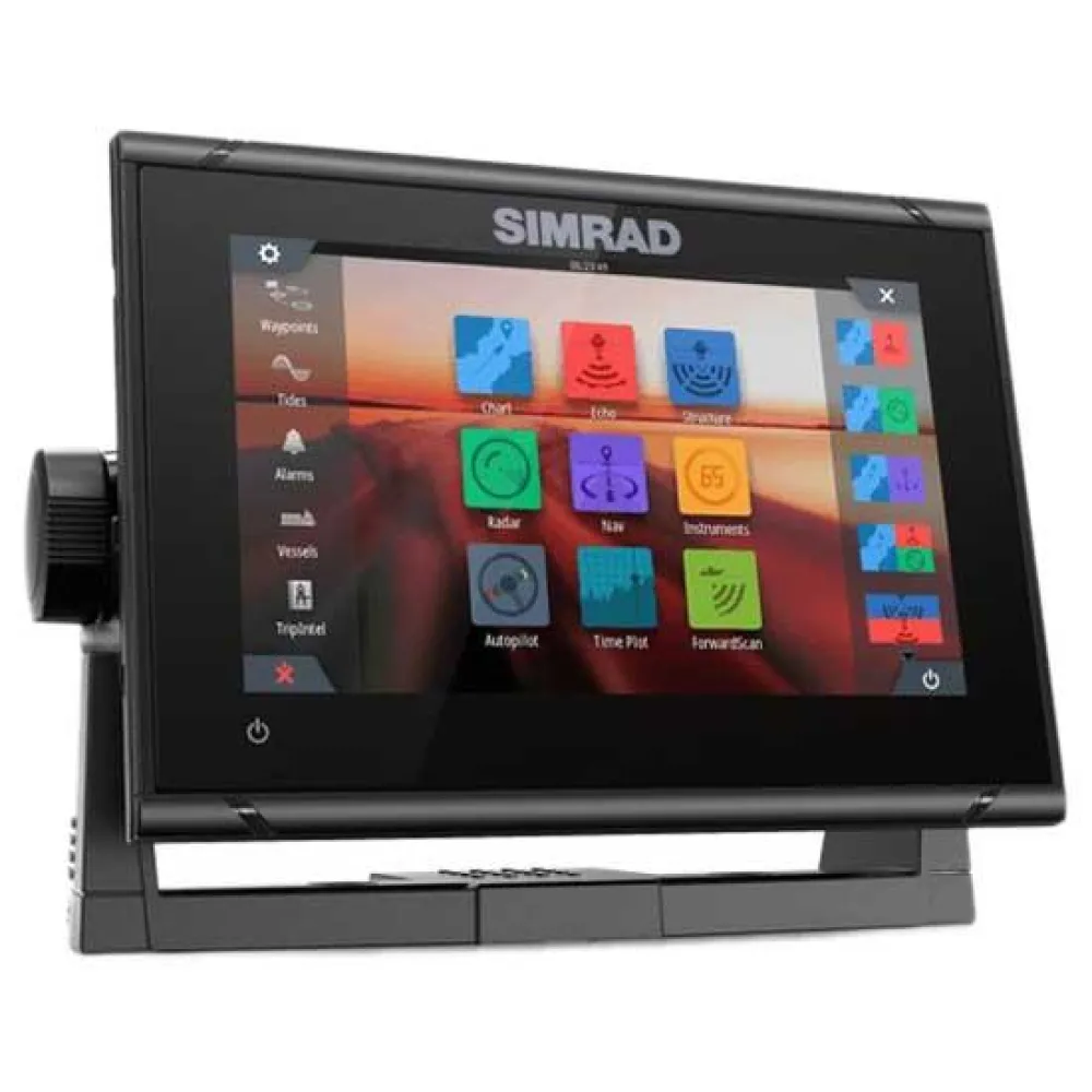 Simrad GO7 XSR ROW HDI plotter with transducer