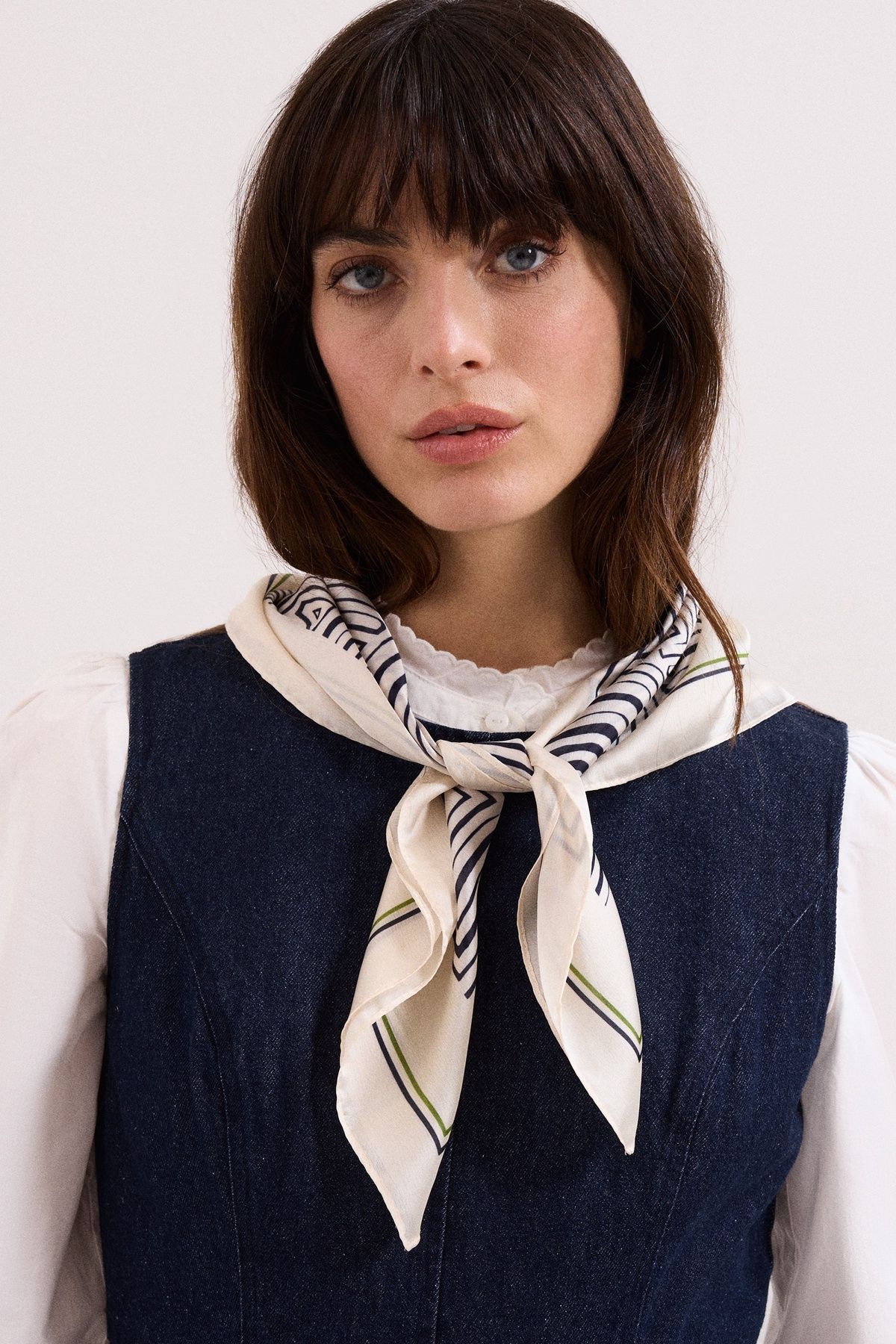 Phase Eight Printed Satin-Finish Scarf