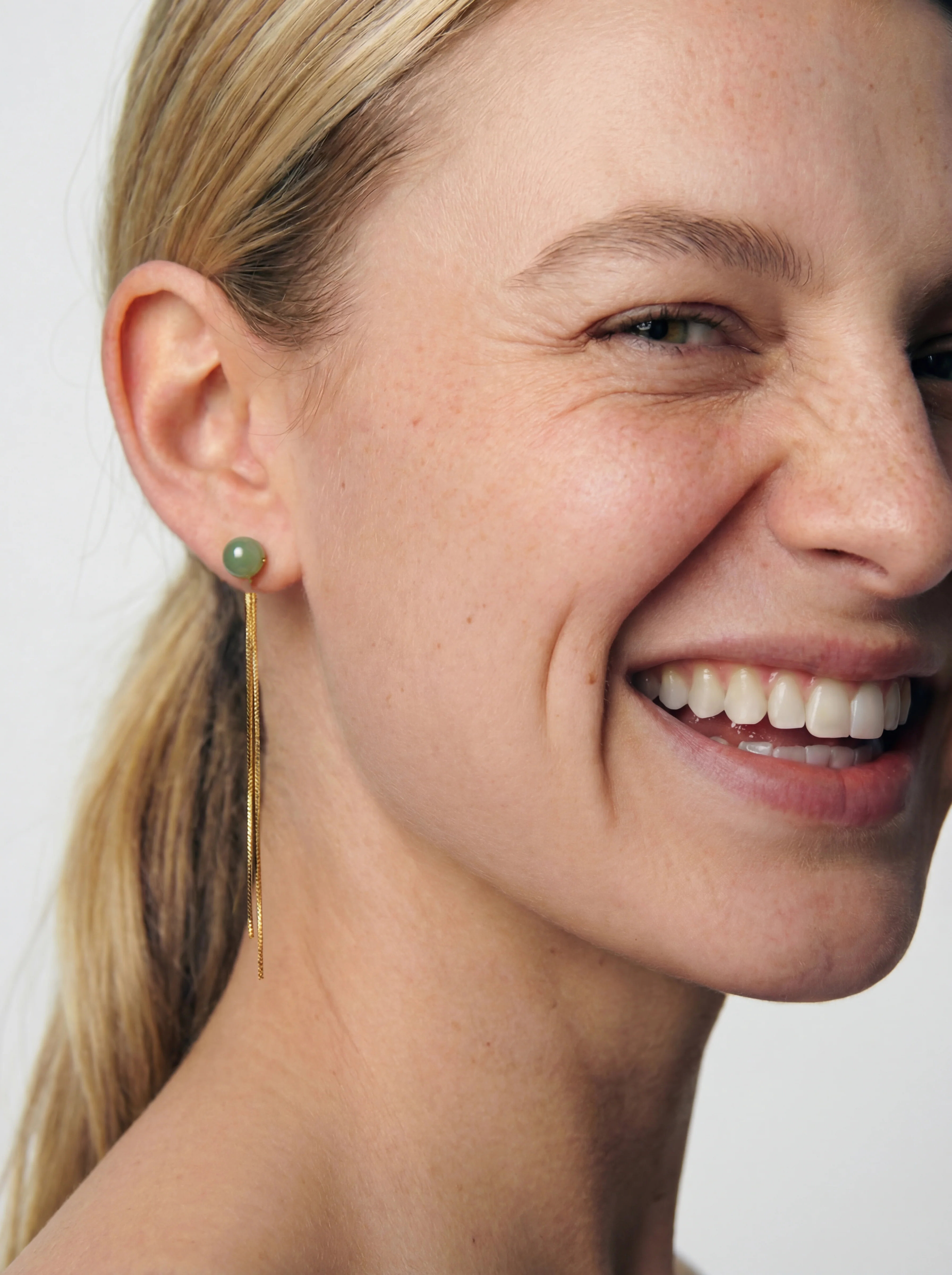 Sia — Jade Drop Earrings