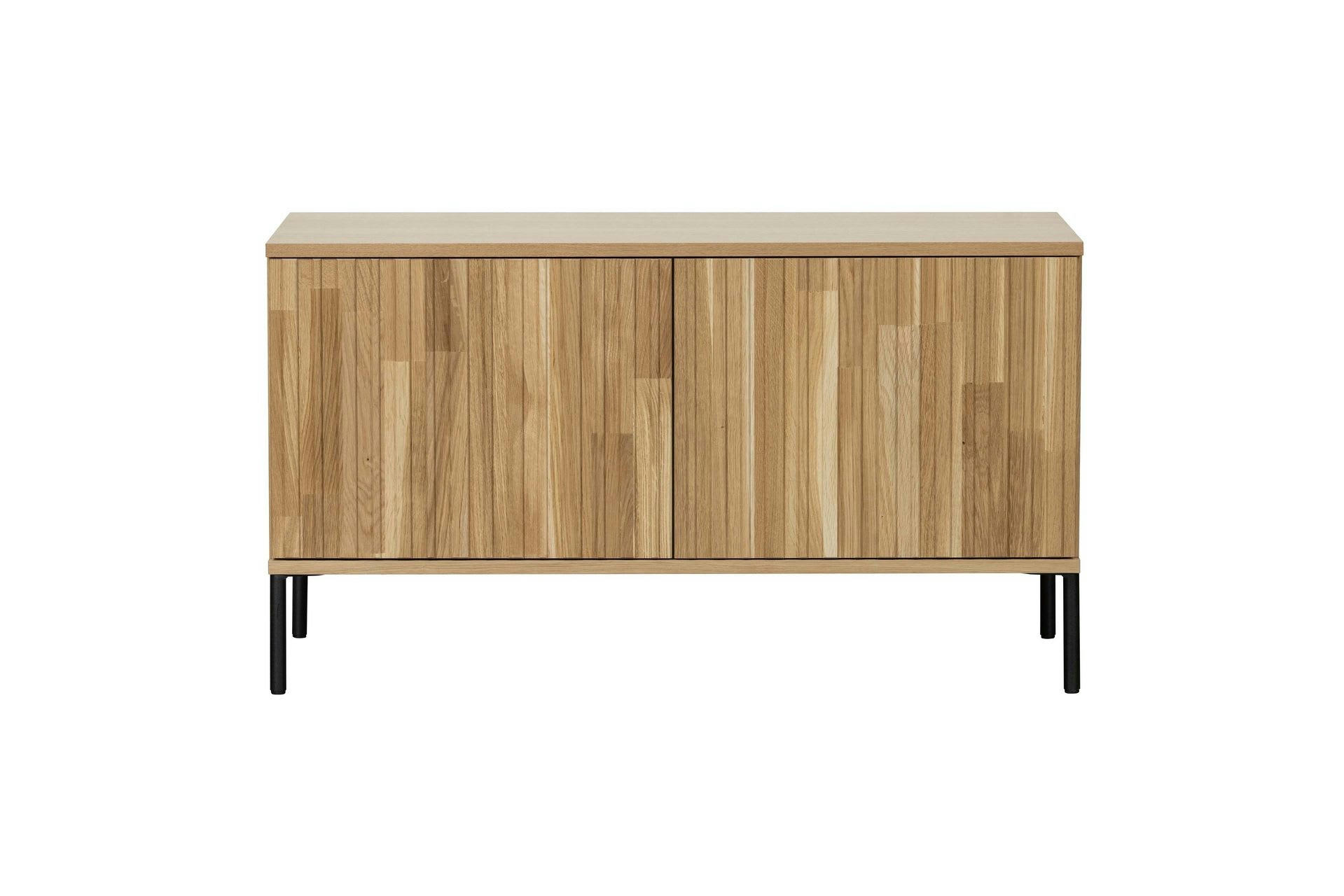 NEW - Meuble tv en bois de chêne beige