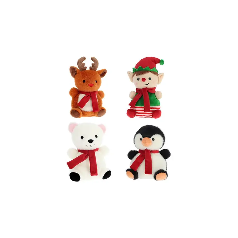 Plüschtier 4er-Set Weihnachtsfreunde