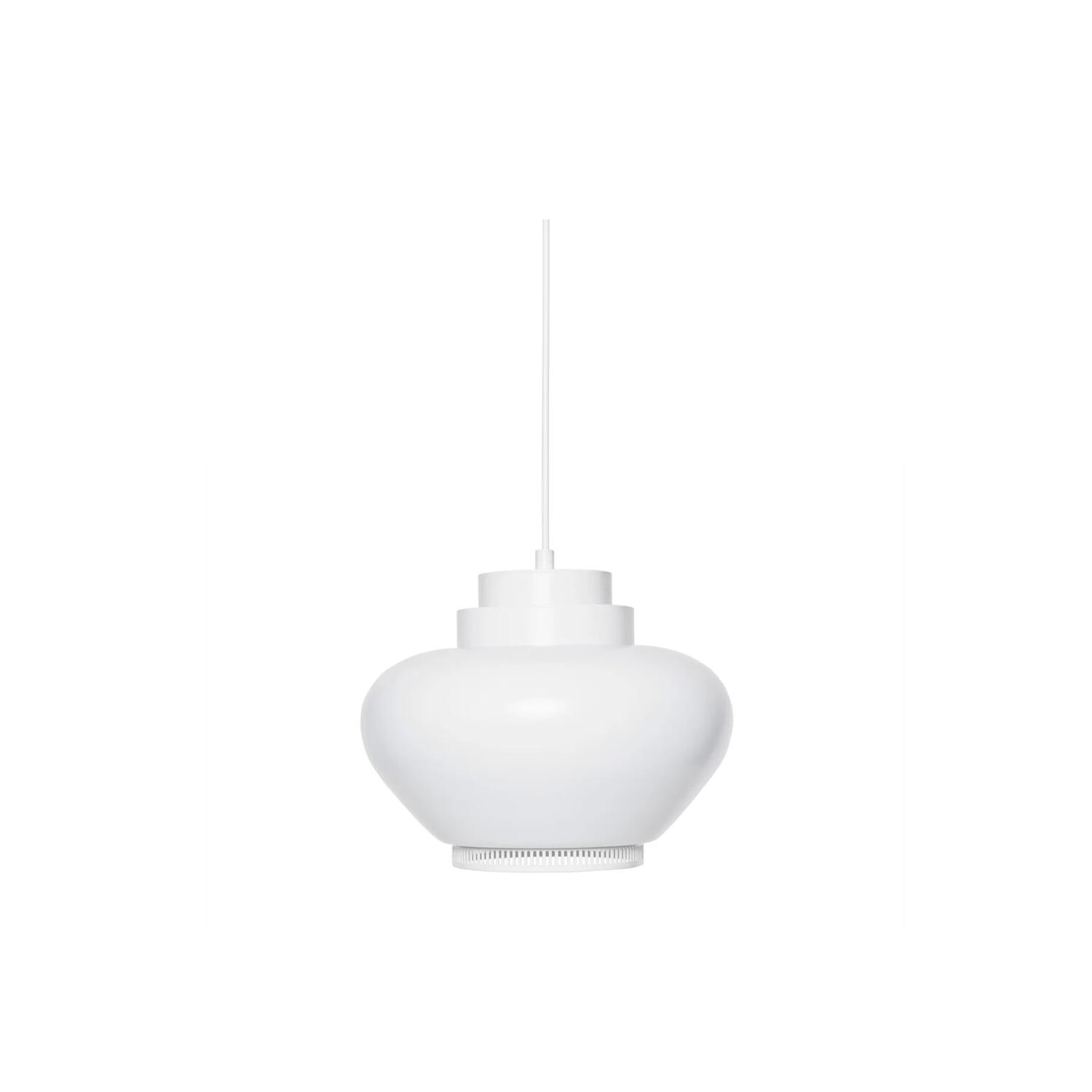 Pendant Light A333 &ldquo;Turnip&ldquo;, white/white