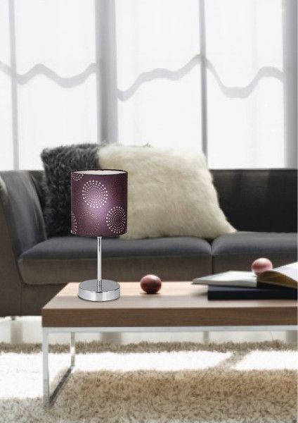 Lampa gabinetowa EMILY 1x40w e14 brązowa