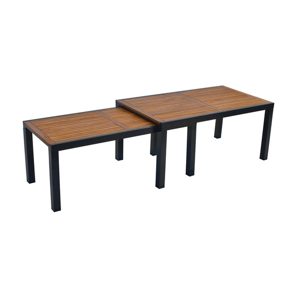 Gartenmöbelset »Paxos«, 10-tlg., stapelbar, Aluminium/Textil/Akazie