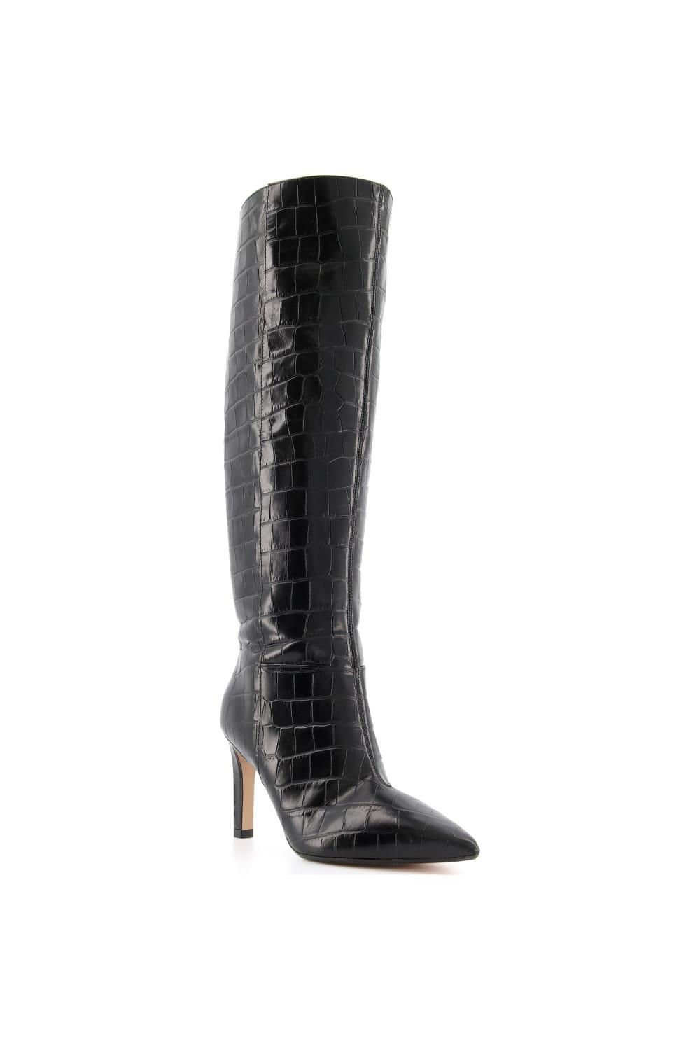 Dune London Spice' Leather Knee High Boots
