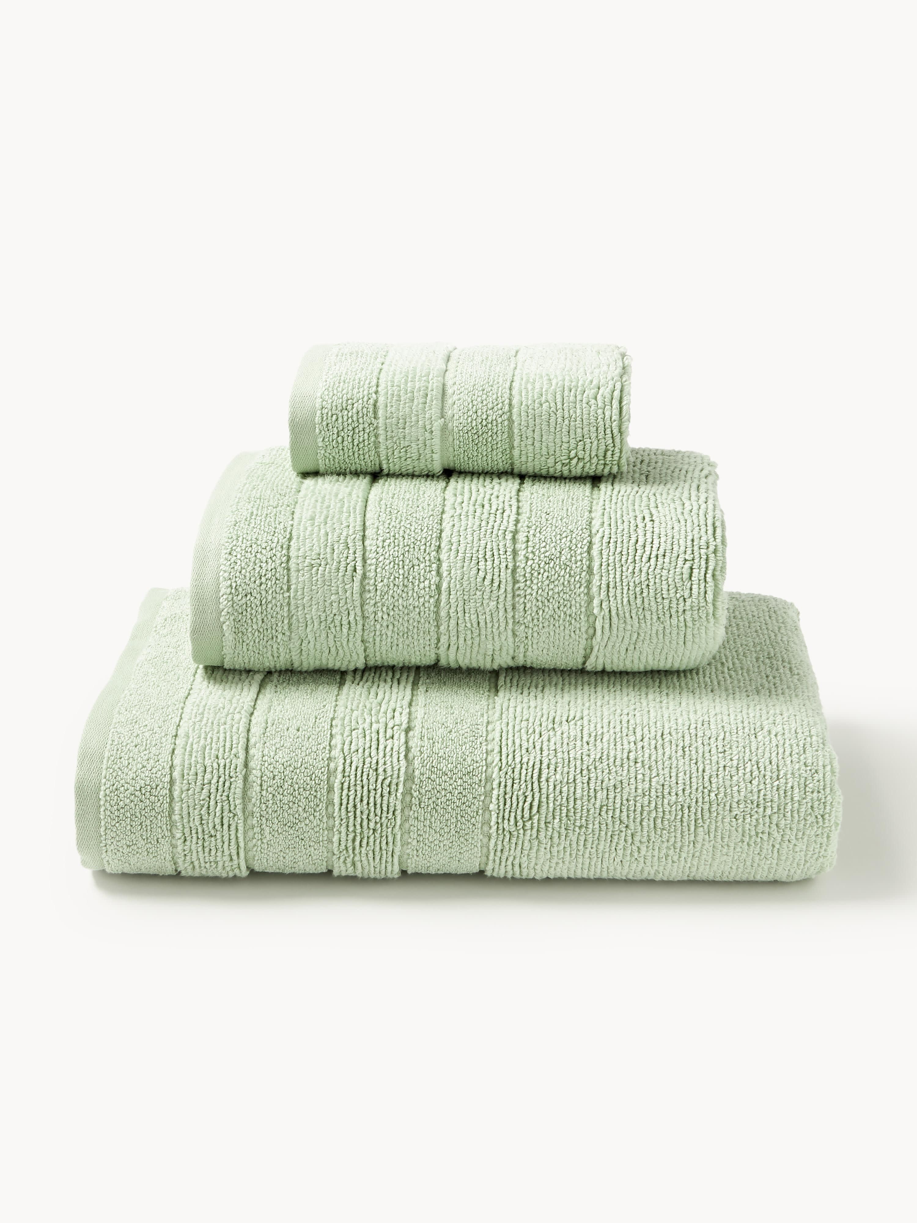 Handtuch-Set Luxe mit Streifenbordüre, in verschiedenen Setgrößen