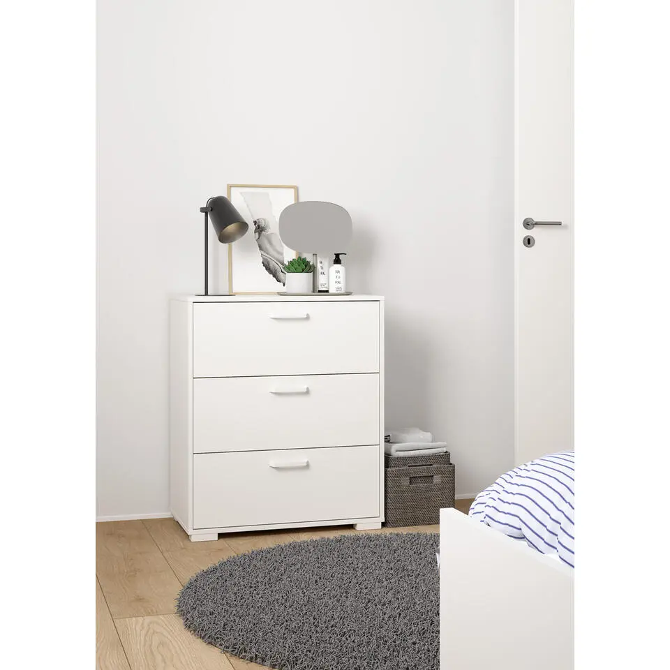 Ladekast Wit - 70x40x83cm - Sofia