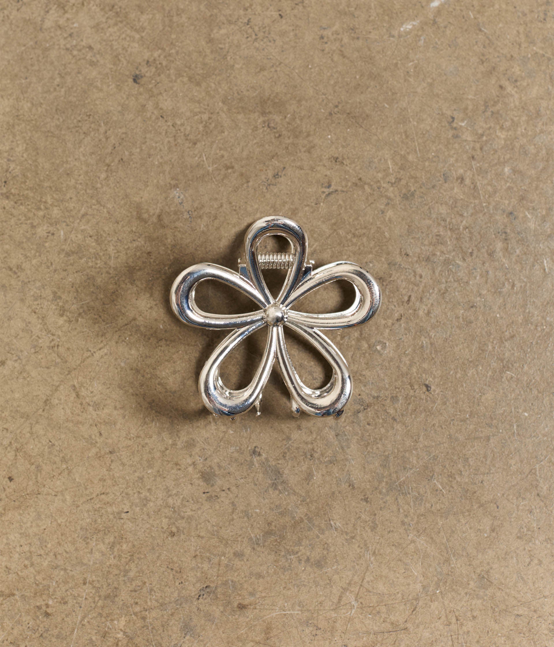Pince cheveux argent Aloe