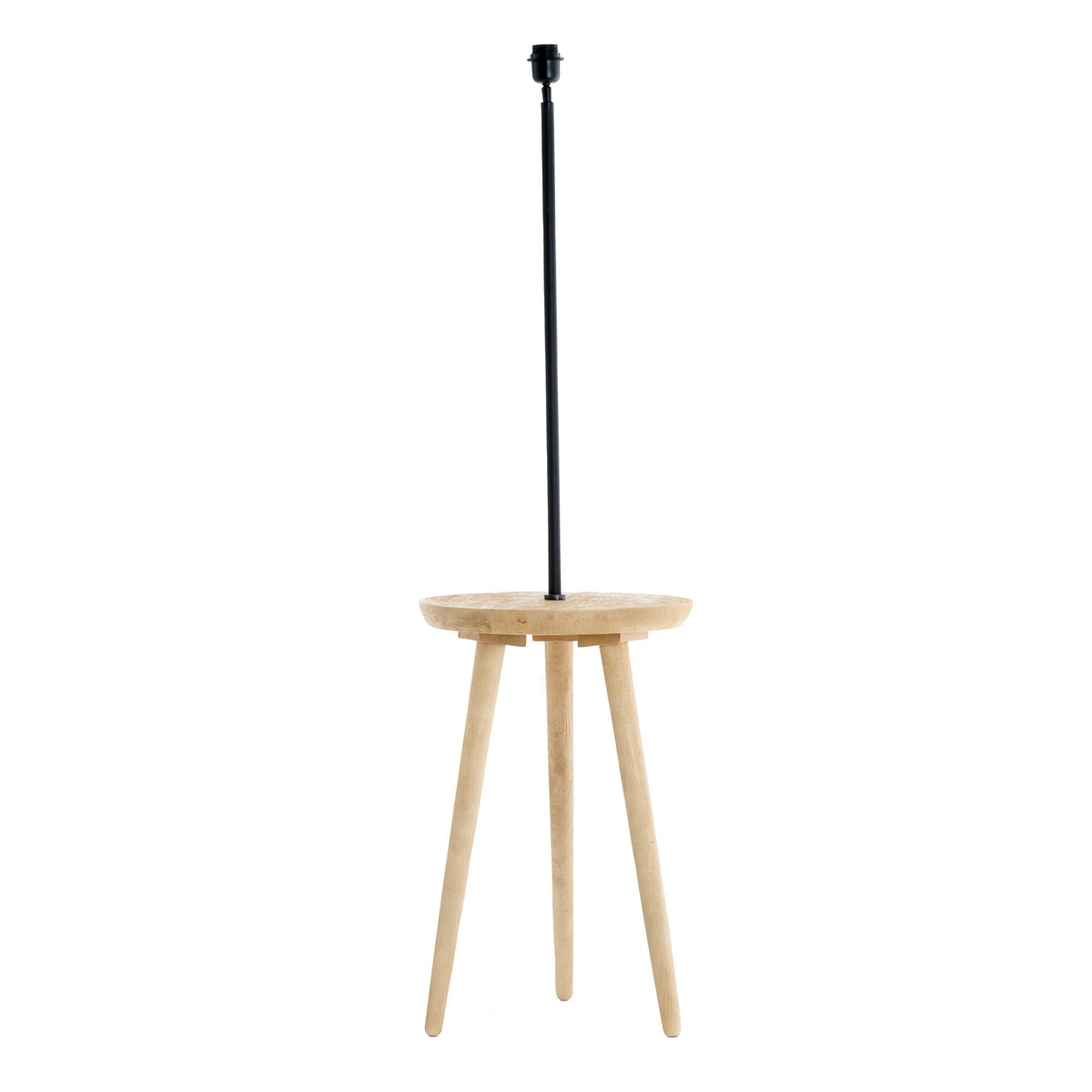 Light & Living bijzettafel Tolfa - bruin - Ø40cm