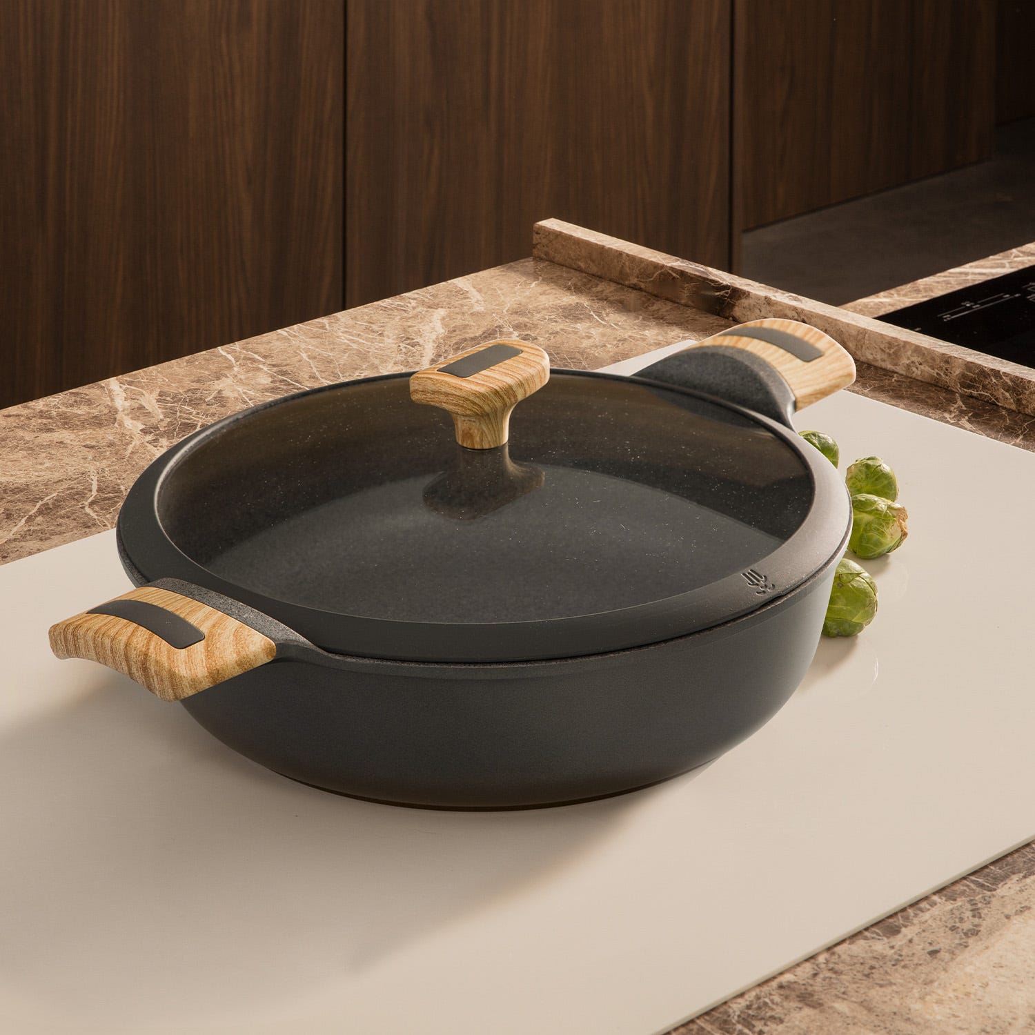Tegame 32 cm con coperchio Evolution