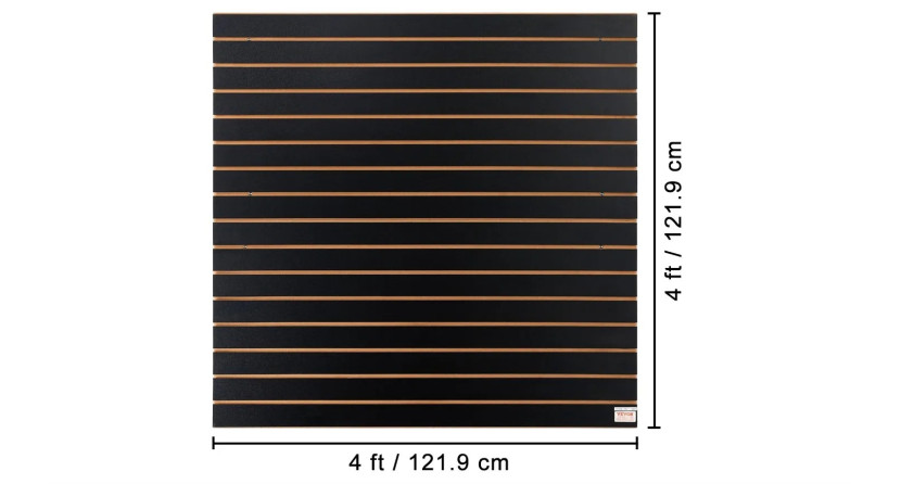 Panel slatwall 122x61 czarny 2 szt organizer garaż