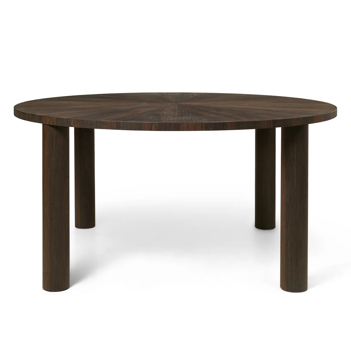 Ferm Living - Post Esstisch Ø 150 cm, Eiche geräuchert