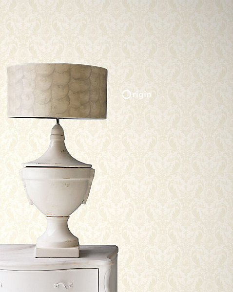 Origin Wallcoverings papier peint ornement blanc cassé 53 cm x 10.05 m