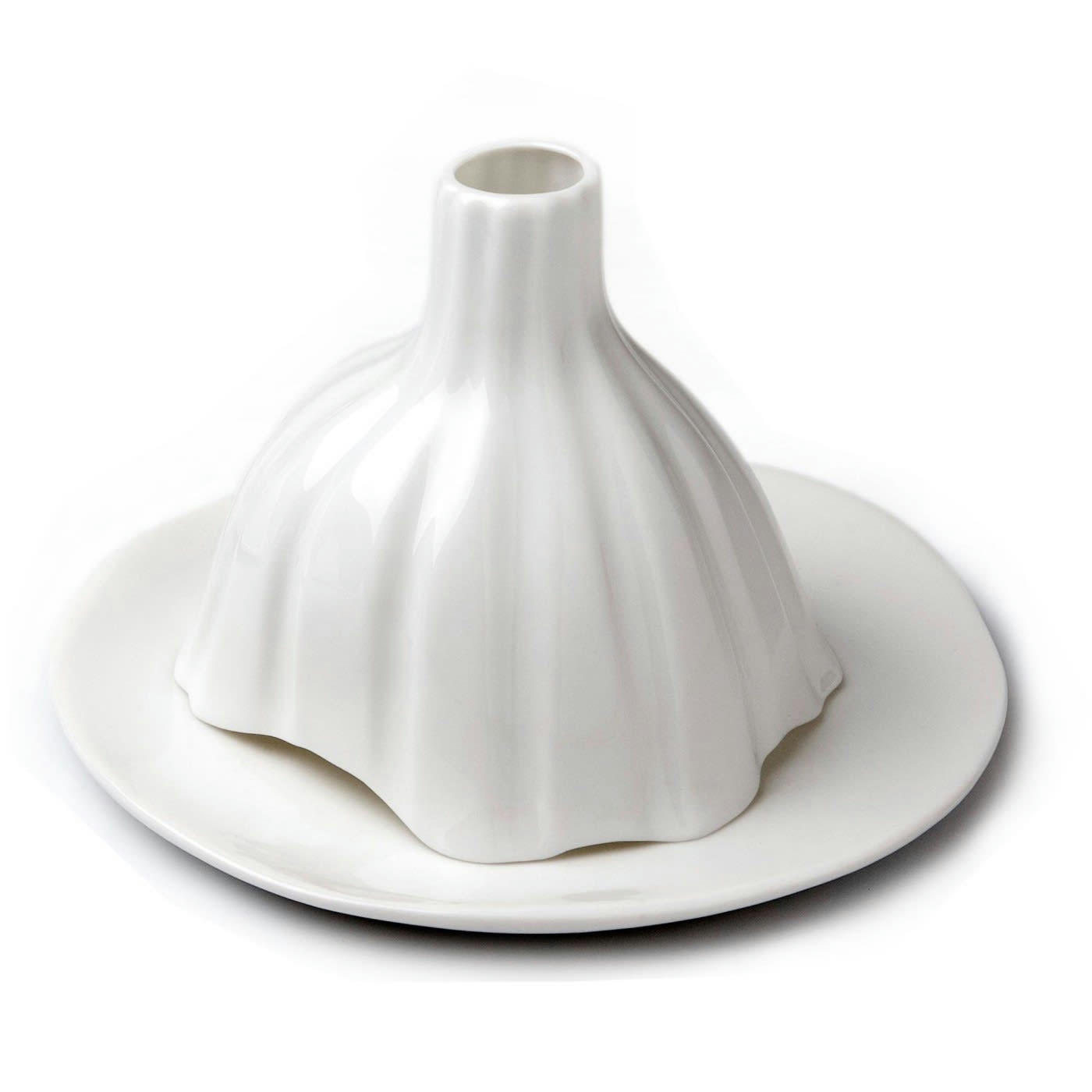 IGLOO - Photophore Igloo de Nuit Rayé Porcelaine