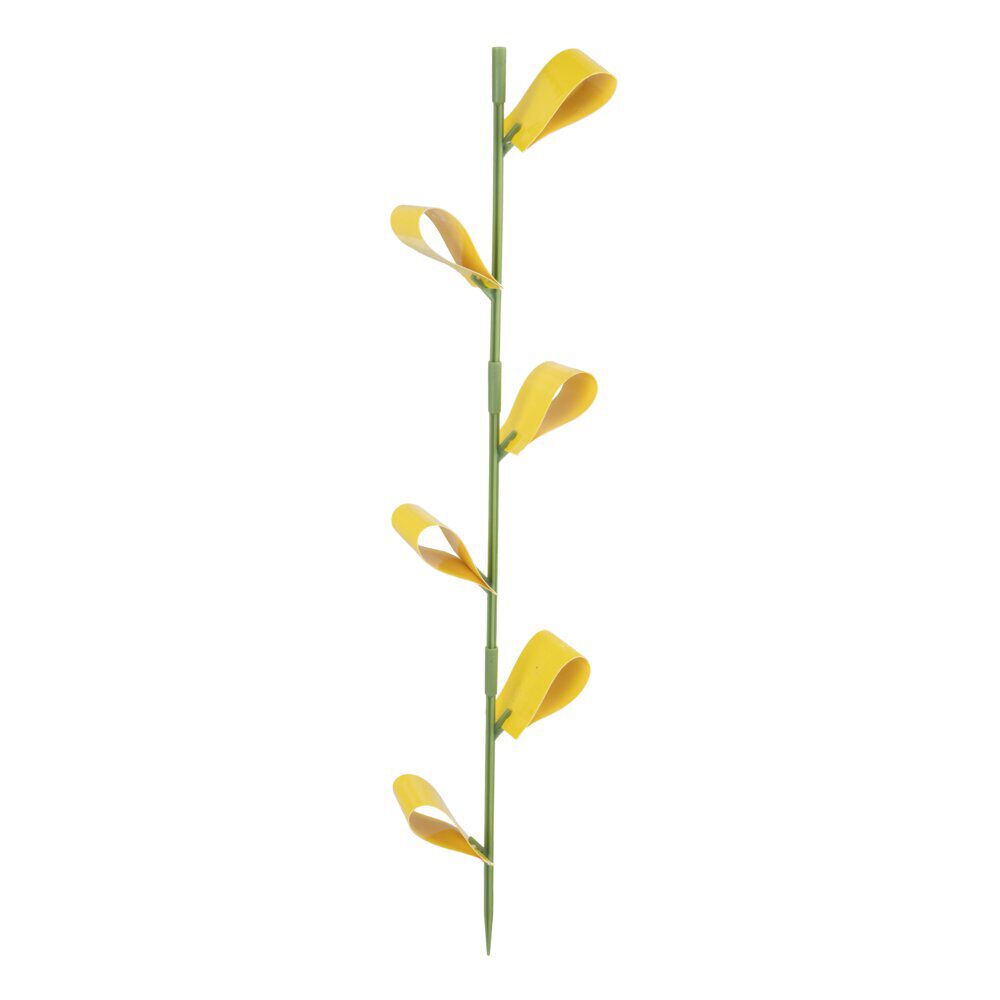 Piège collant insecte volant bâtonnet à planter H13,5cm (4 pièces)
