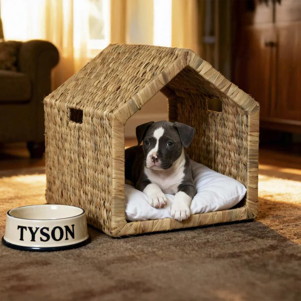 Cama de Animal Palhinha 43X43X46 PAWRENTS