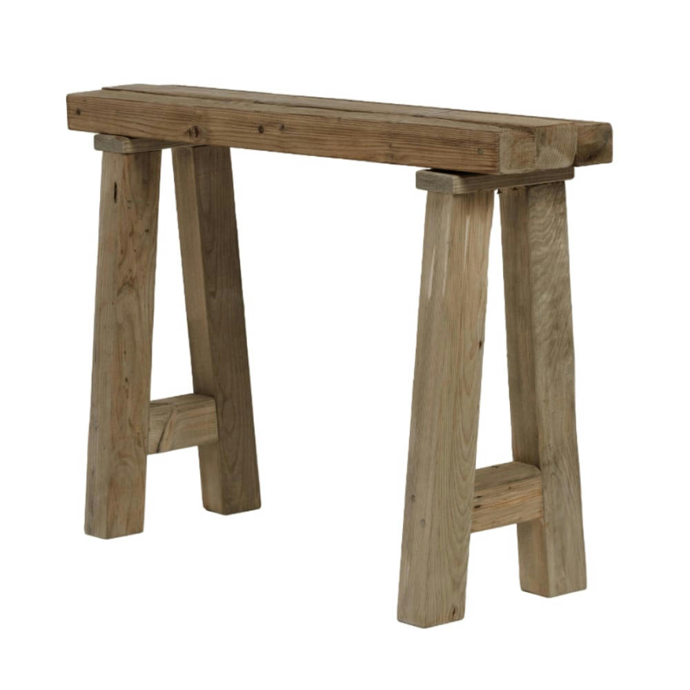 YEVA - Console en bois d'épicéa massif récupéré