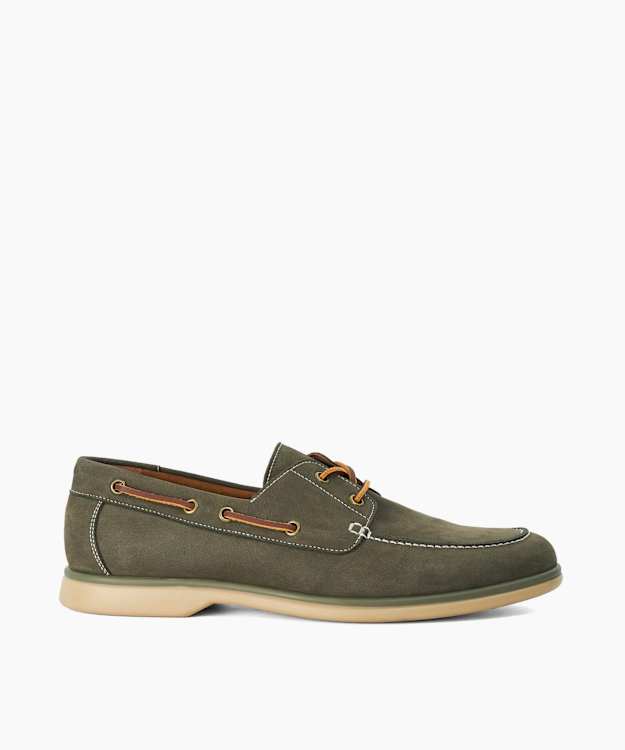 Buoy Khaki - Suede Boat Shoes