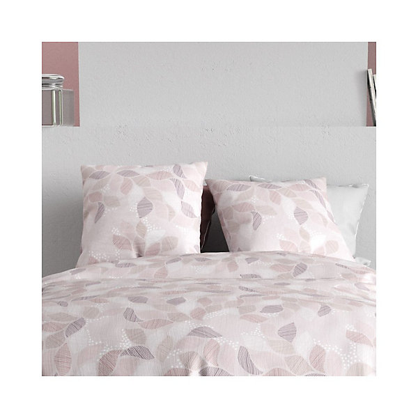 Housse de couette 260x240 ALIX   2 taies coton 57 fils