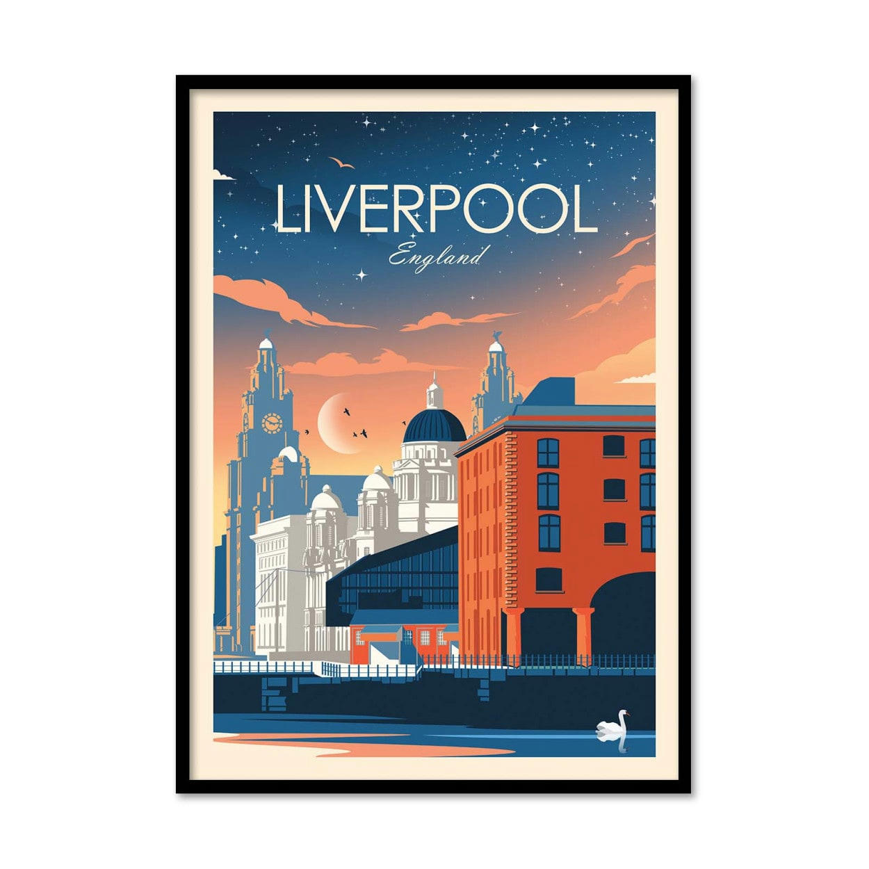 STUDIO INCEPTION - LIVERPOOL ENGLAND - STUDIO INCEPTION - Affiche d'art 30 x 40 cm