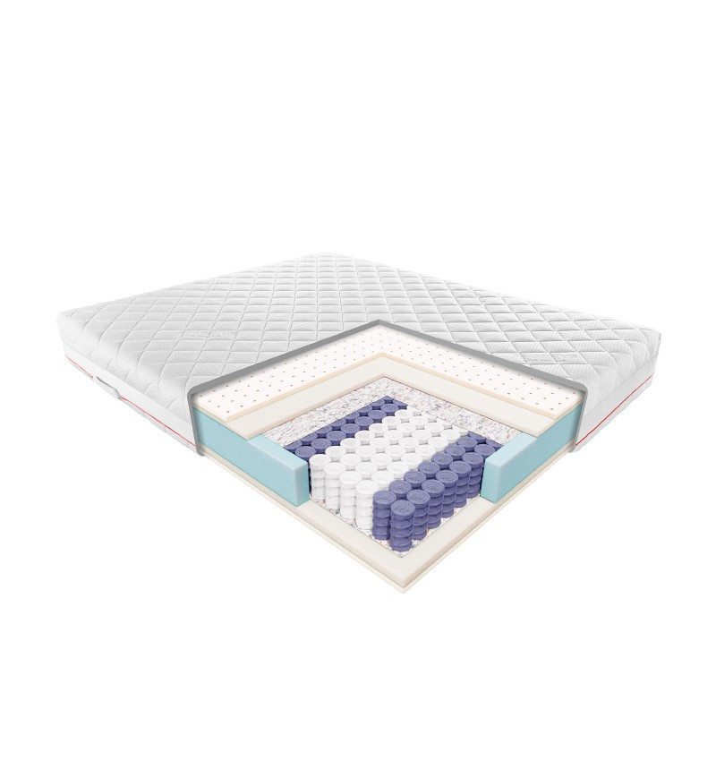 JANPOL CORA – materac kieszeniowy, piankowy 90x200 Silver Protect