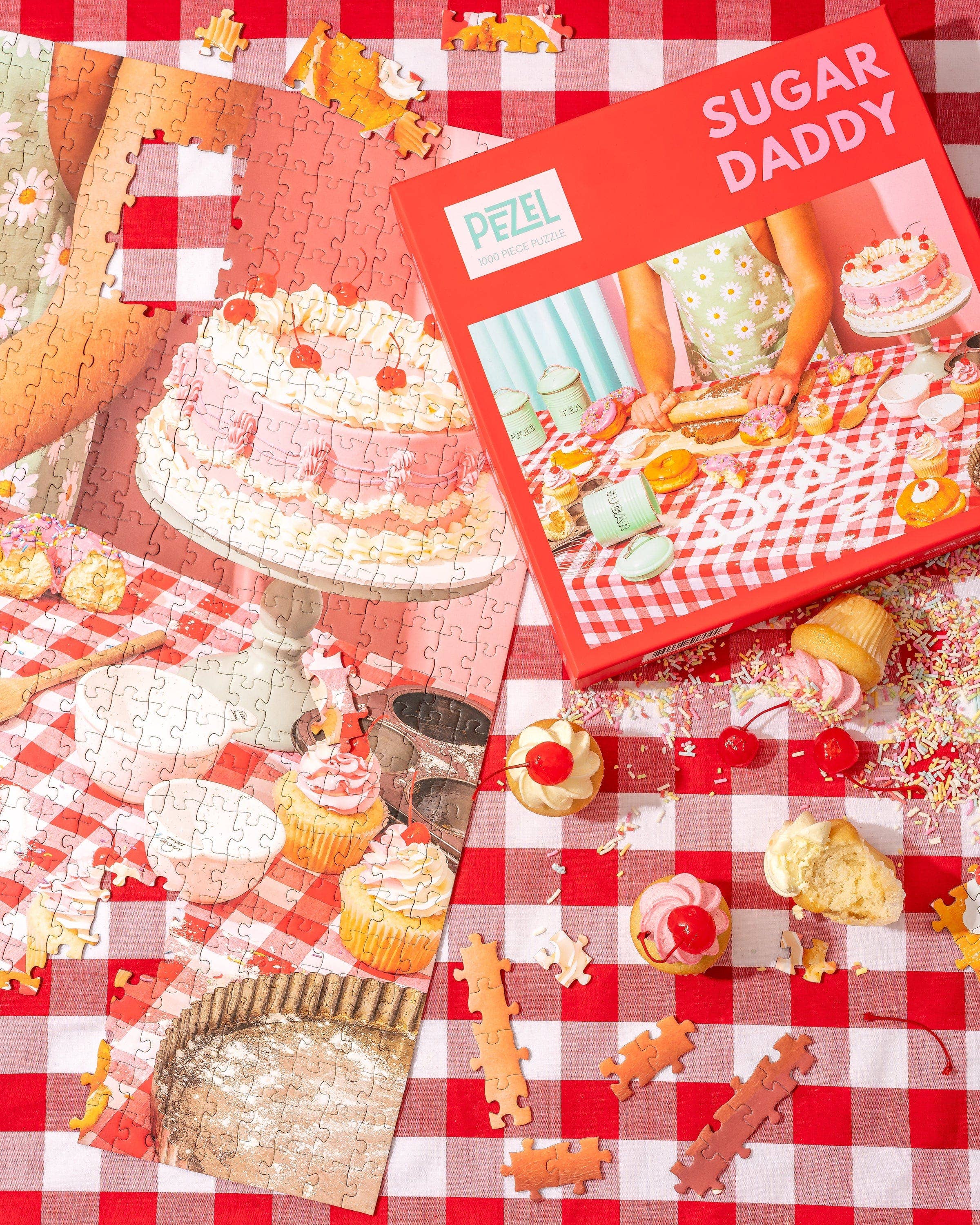 Sugar Daddy | 1000 Piece Jigsaw Puzzle Game w/ Canvas Bag