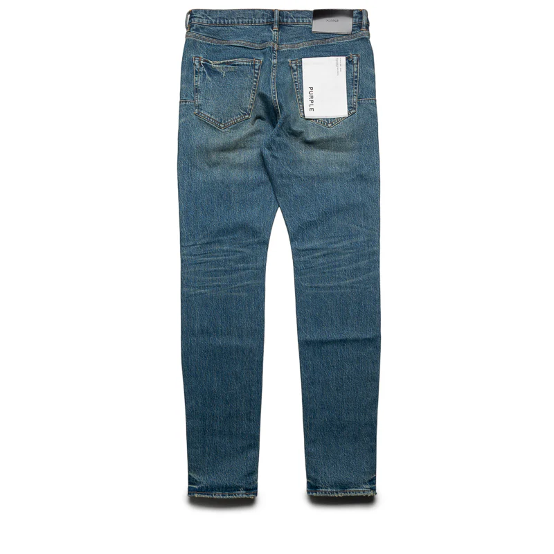 Purple Brand Low Rise Skinny Leg Vintage Jean - Dark Indigo