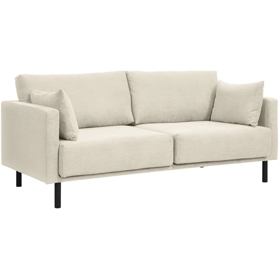 Bank Siem 2,5-zits - ribstof Fjord - beige