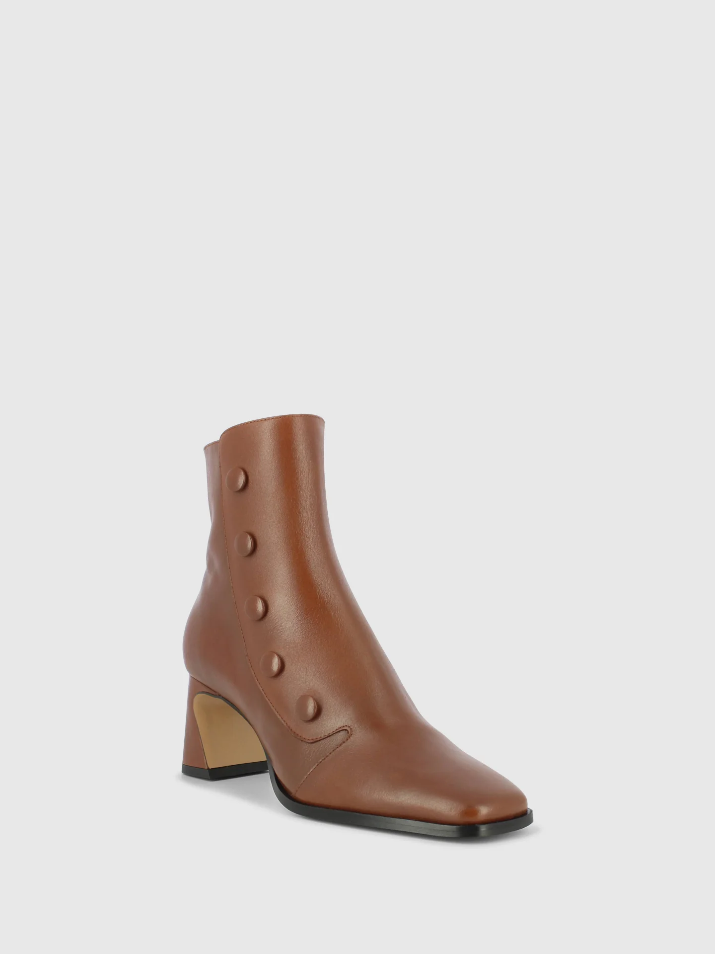 Botins com Fecho em Castanho