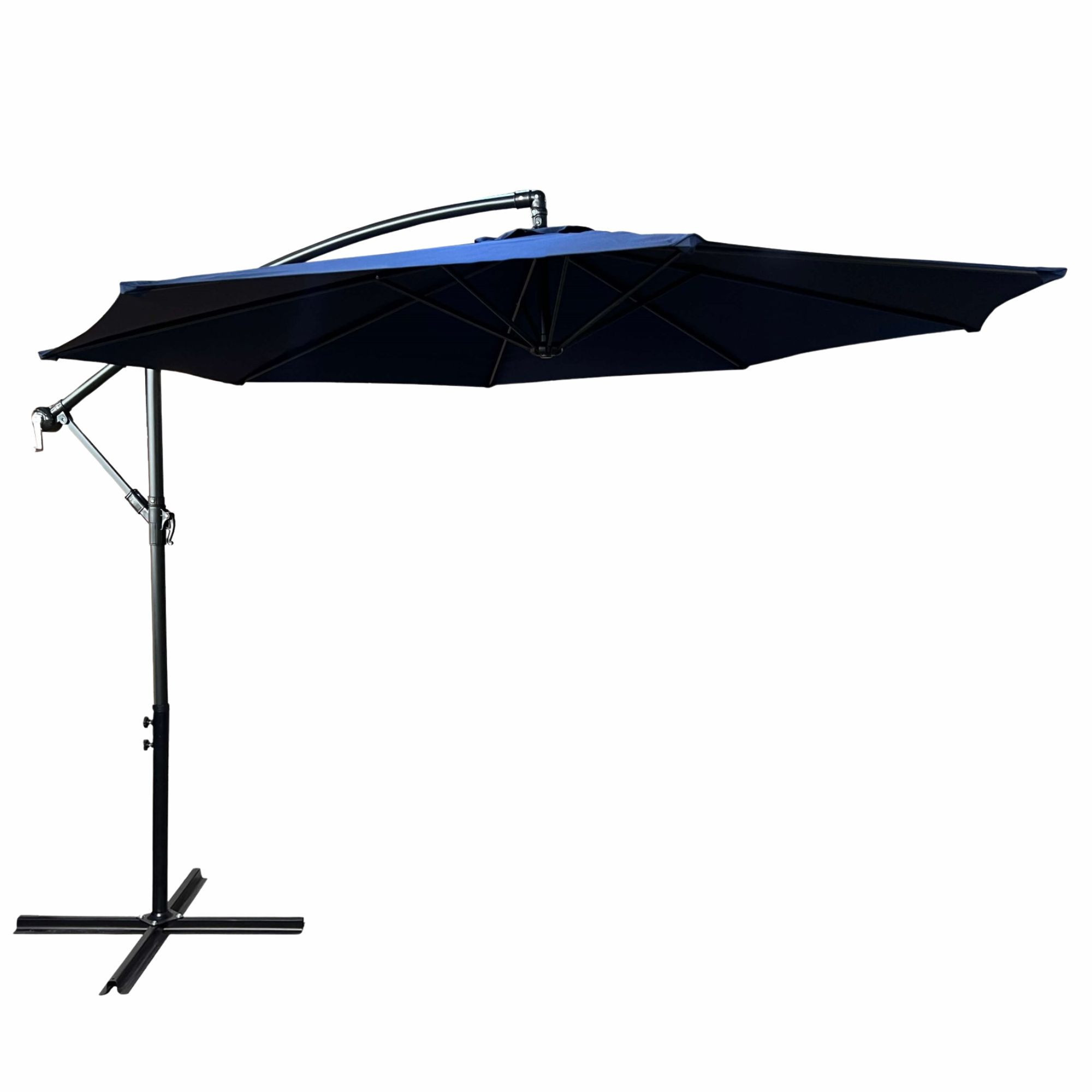 Parasol ogrodowy ASTER UV ciemnoniebieski 300x300x245 cm