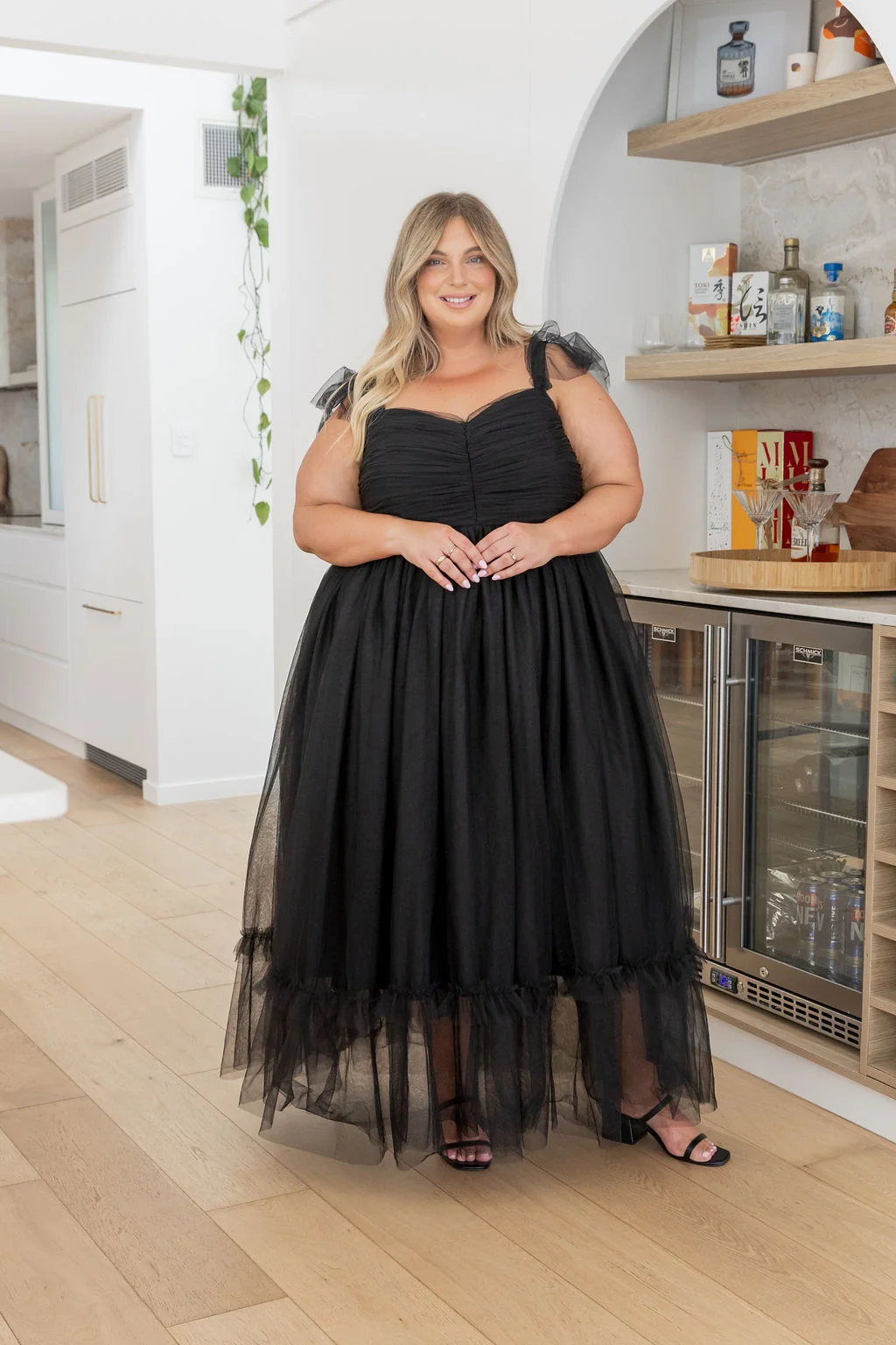 Princess Maxi Dress in Black