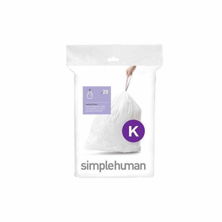 Simplehuman 45L Code K Bin Liners - Pack of 100