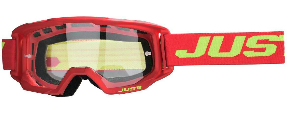 Just1 Vitro Powersports Goggles, Red/Yellow