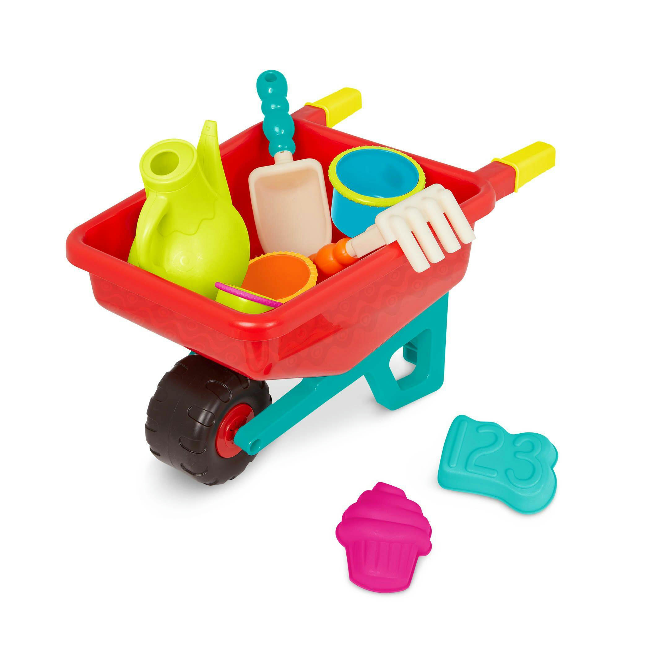 Battat Wheelbarrow Wonders Beach Set