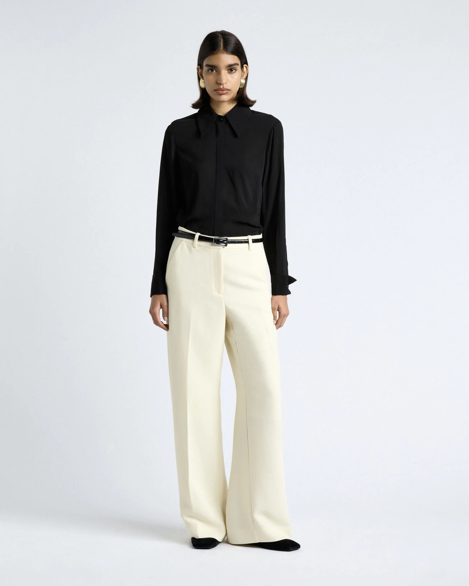 Soft Viscose Ruched Shirt