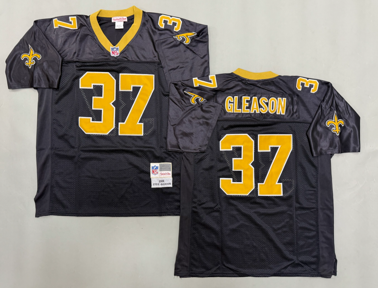 Steve Gleason New Orleans Saints Authentic Throwback Retired Player Jersey