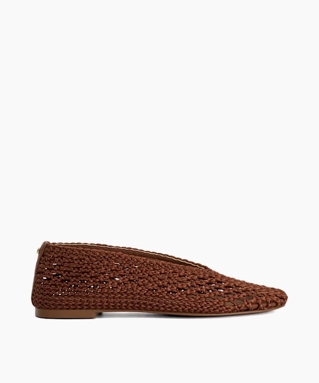 Harleyn Brown - Knitted Ballet Flats