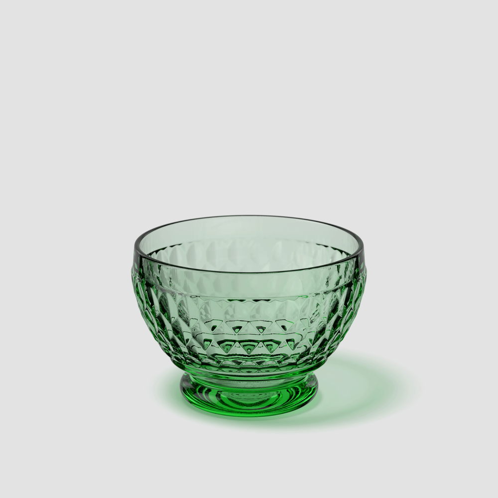 Boston Appetizer/ Dessert Bowl - Green, 8.5 oz, crystal glass