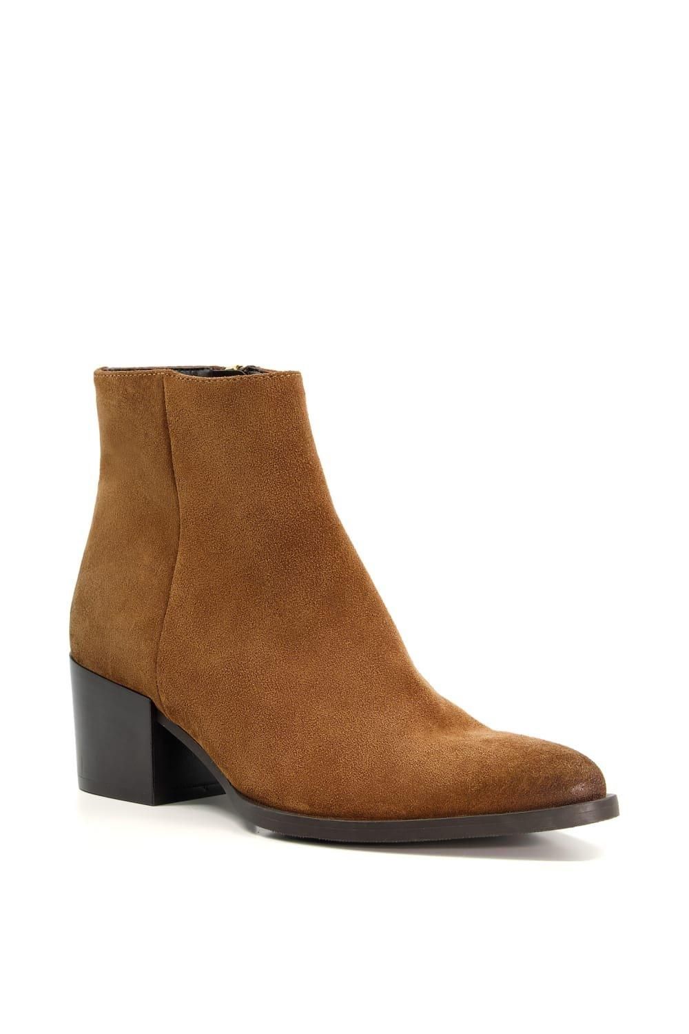 Dune London Patten' Suede Western Boots