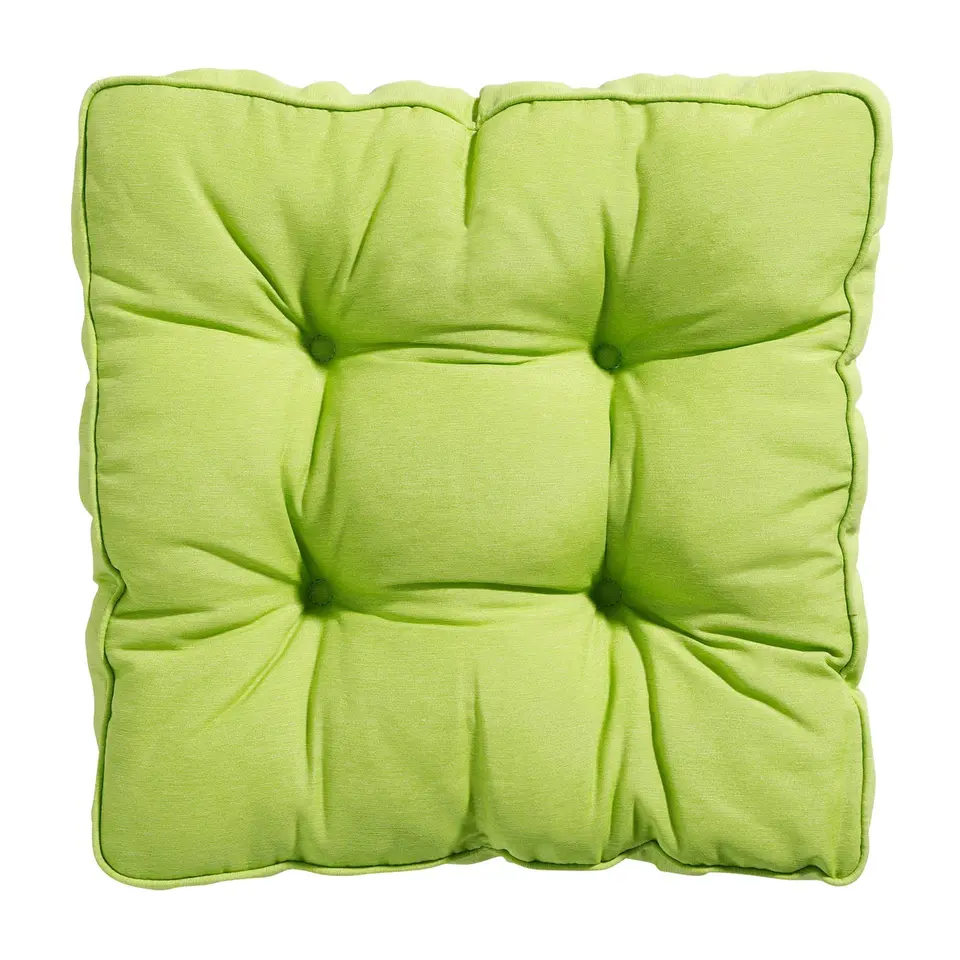 Madison - Zitkussen Florance Panama lime - Ca. 47x47 cm - Set van 4