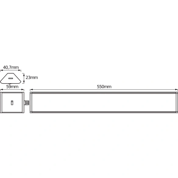 LED-Unterbauleuchte »Cabinet LED Corner«, 7W, 3000 K